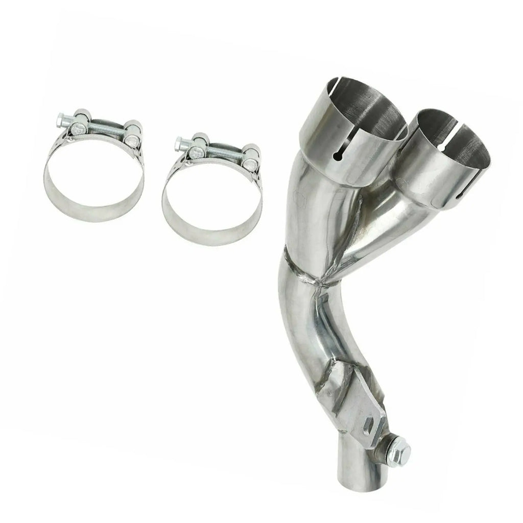 Exhaust Downpipe Y Mid-Pipe for 2006-2019 Yamaha YZF-R6 R600 - DynoVox