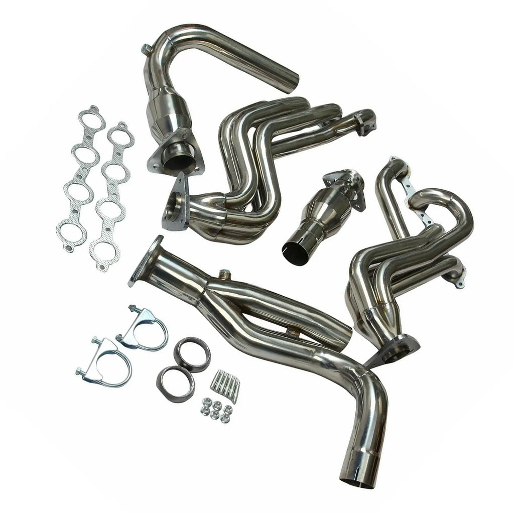 Exhaust Header for 1999-2006 GMC/Chevy GMT800 V8 Engine Stainless Manifold - DynoVox