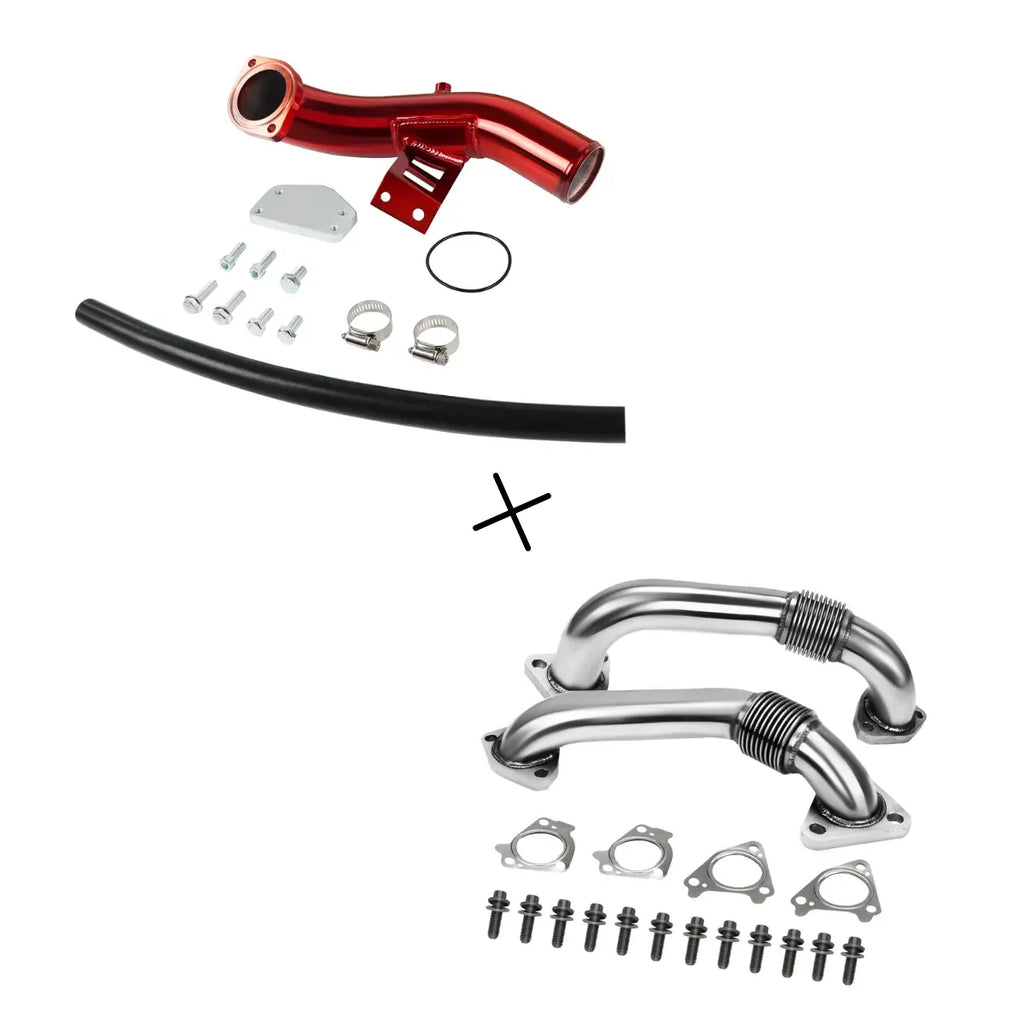 EGR/Exhaust Up-Pipe for 2004-2005 Chevy GMC 6.6L Duramax LLY - DynoVox