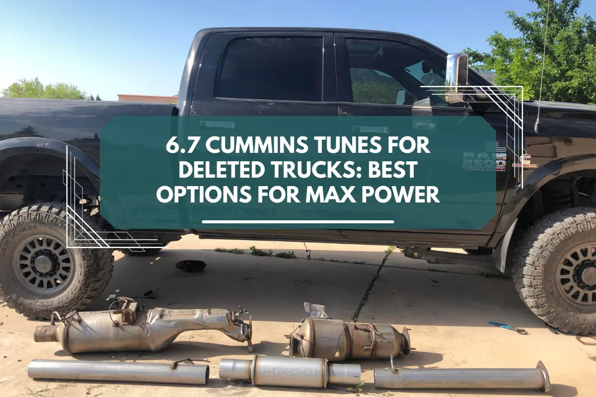 6.7 Cummins diesel truck with performance tune for max power
