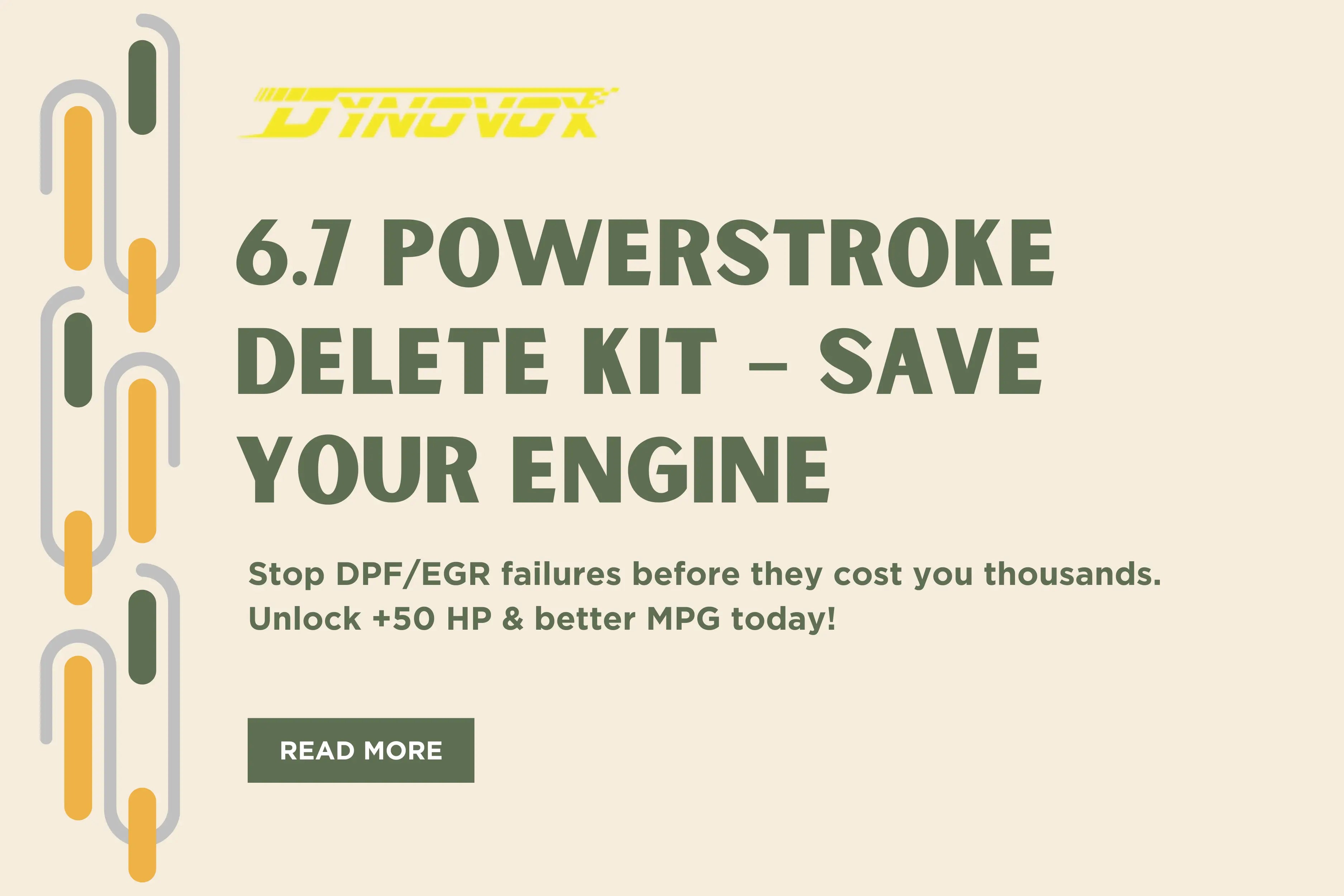 6.7L Powerstroke DPF/EGR delete kit – improves performance and reliability