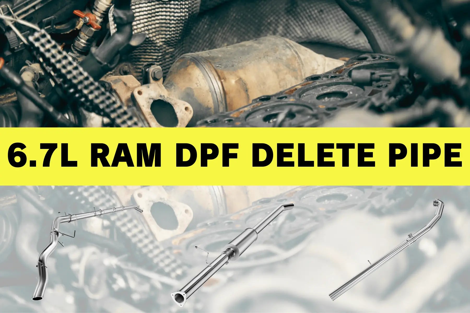 Best DPF Delete Pipe for 6.7L Cummins Engines: 100% brand new & Easy Installation - DynoVox