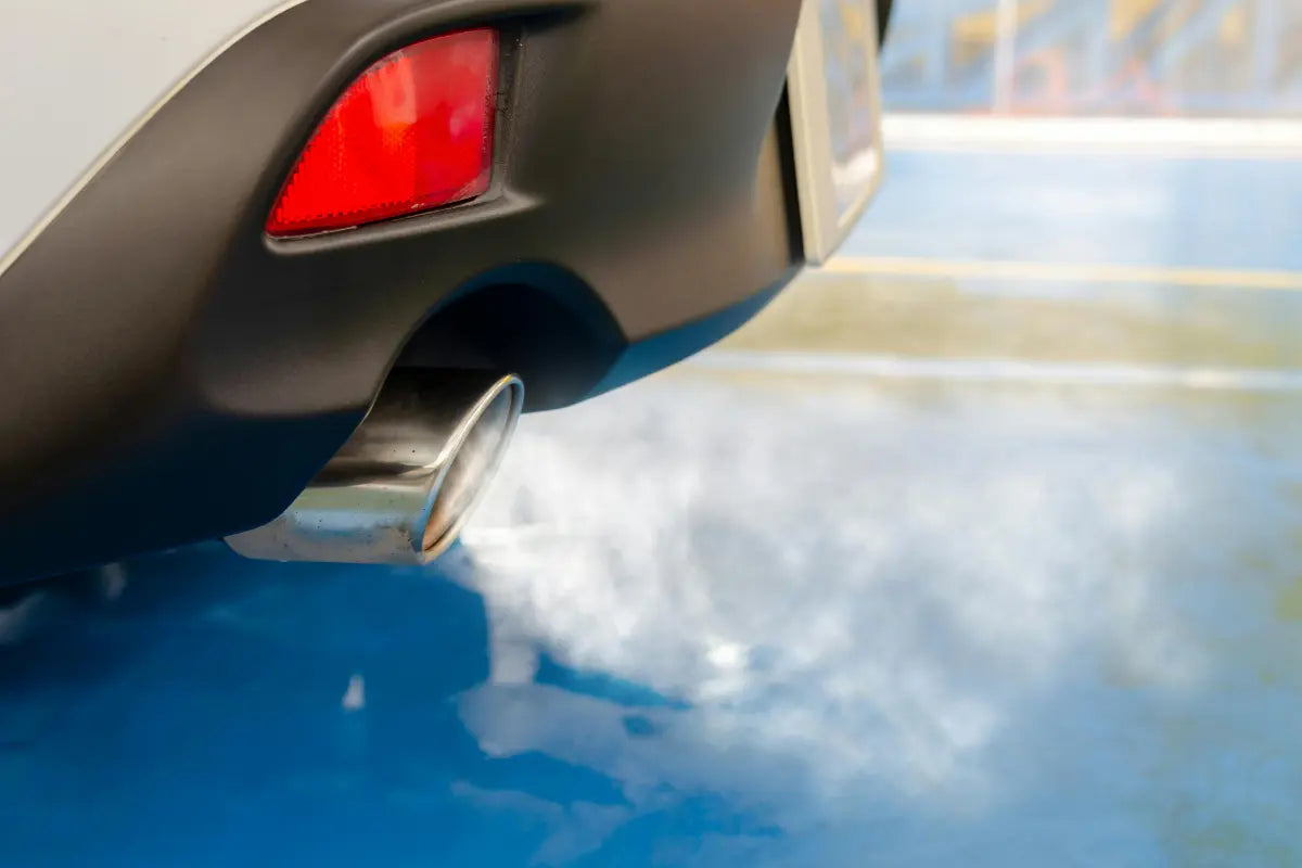 DPF delete pipe installation on a diesel truck