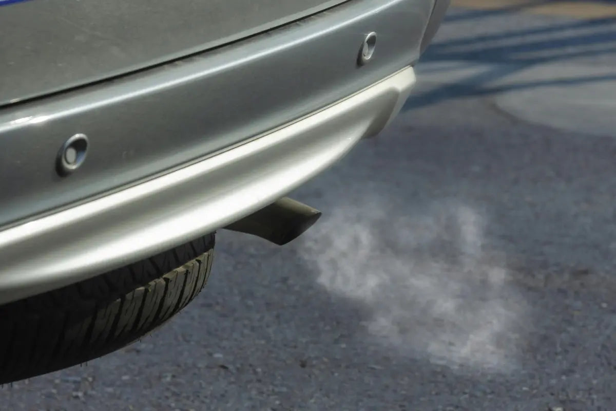 Installed DPF delete pipe on diesel truck exhaust system
