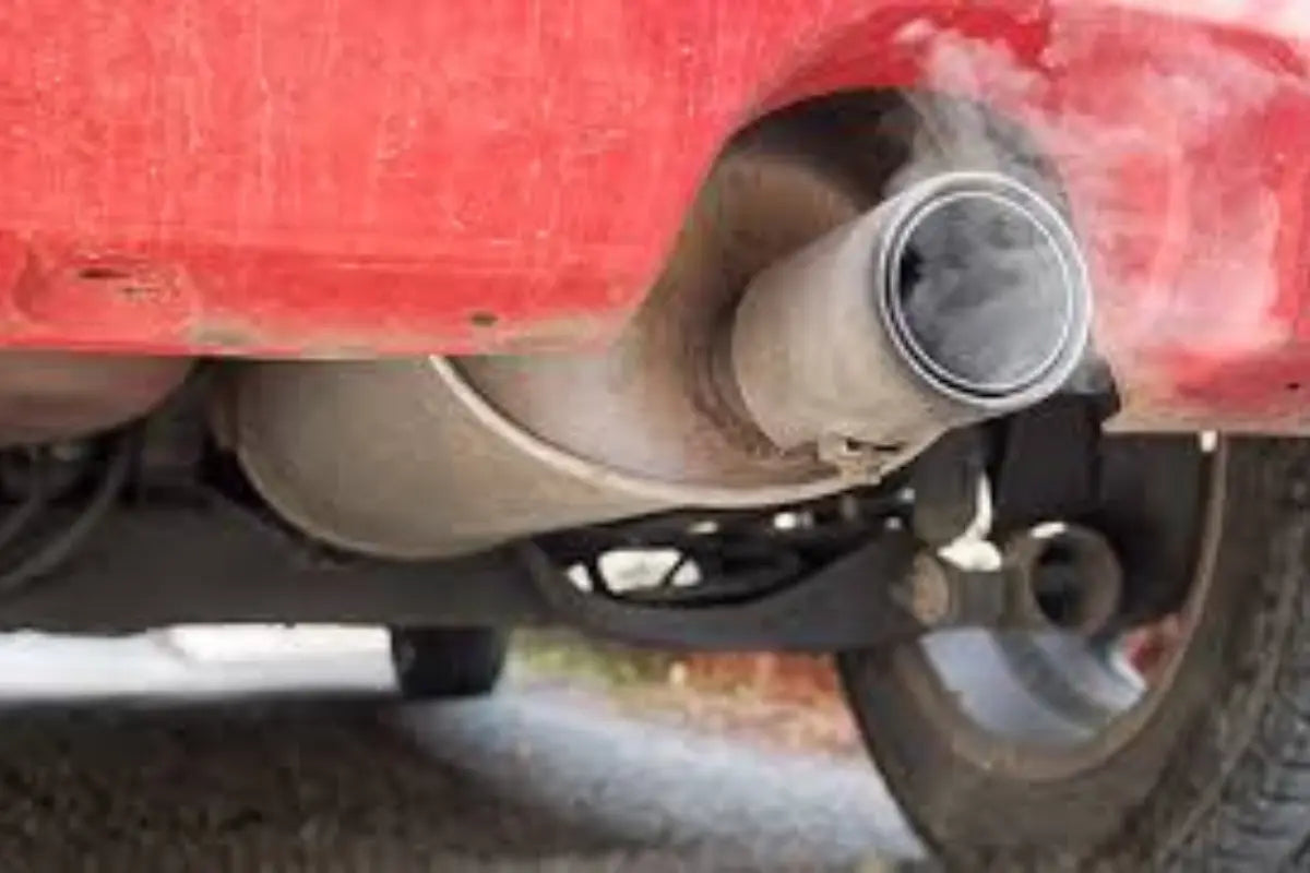 Side-by-side comparison of stock DPF vs delete pipe on diesel truck