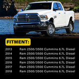 4" DPF Delete Race Pipe for 2013-2018 6.7L Cummins Ram 2500/3500 (with Muffler)