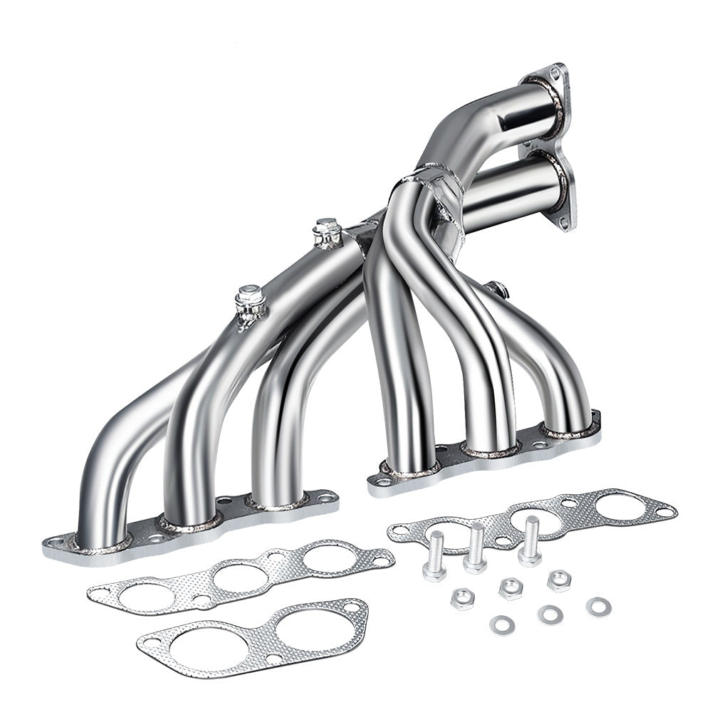 Exhaust Header for 2001-2005 Lexus IS300 3.0L 2JX-GEDOHC (Silver Polished)
