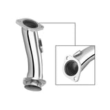 Exhaust Header for 1995-2001 Toyota Tacoma 2.4L/2.7L L4 (Silver Polished)