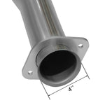 4" Ford DPF Delete Race Pipe