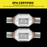 EPA of 2.25 Inch Catalytic Converter 2pcs