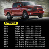 Fitment of 3.0L EcoDiesel EGR Delete Kit