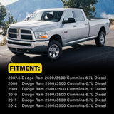 Fitment of 6.7L Cummins Cat DPF Delete Pipe