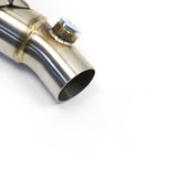 Exhaust Downpipe Y Mid-Pipe for 2006-2019 Yamaha YZF-R6 R600