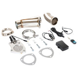 3 Inch 1 Set Remote Electric Exhaust Cutout Kit